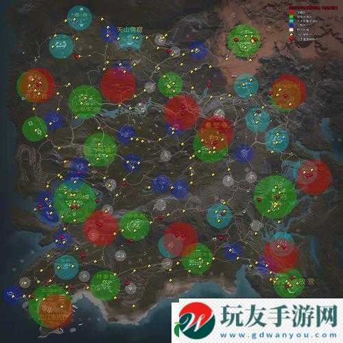武俠乂資源分布覽：全地圖資源多寡詳圖