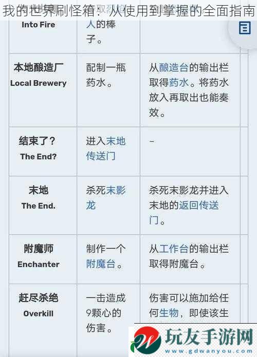 我的世界刷怪箱:從使用到掌握的全面指南 我的世界刷怪箱:從使用到掌握的全面指南