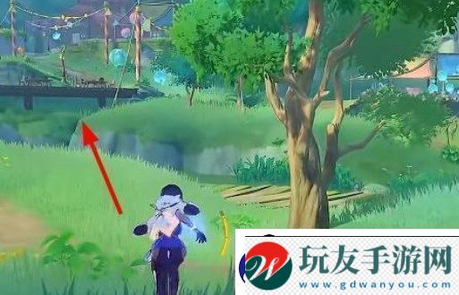 原神千奇澴回尋找第一個藏寶地位置分享