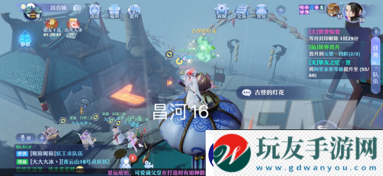 夢幻新誅仙昌合城靈妖位置信息